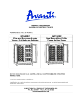 Avanti WC600CL User manual