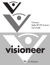 Visioneer 450 User manual