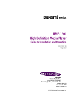 Miranda Densité HMP-1801 User manual
