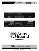 Atlas Sound DSP8807 User manual
