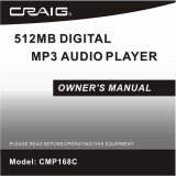 Craig CMP168C User manual