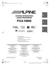Alpine PXA-H800 Owner's manual