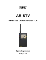 AOR AR-STV Owner's manual