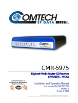 Comtech EF Data CMR-5975 Specification