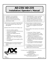American Dryer Corp. AD-230 User manual