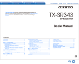ONKYO TX-SR343 User manual