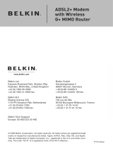 Belkin F5D9630uk4A User manual