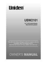 Uniden UBW2101 User manual