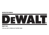 DeWalt DW777 User manual