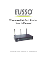 Eusso Wireless-N 4-Port Router Owner's manual