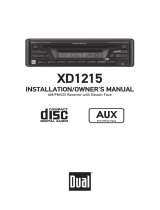 Dual XD1215 User manual