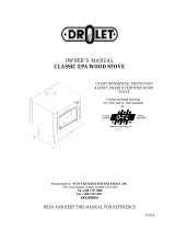 Drolet Classic With Blower User manual