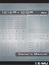 Creative E-MU 1212M PCIE Owner's manual