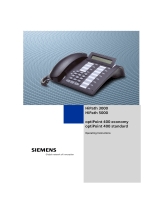 Siemens optipoint 400 standard Owner's manual
