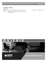 Quickie Pulse 6 BC Owner's manual