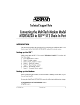 Multitech MT2834ZDX Owner's manual