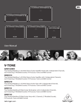 Behringer V-Tone GMX110 User manual