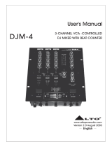Alto DJM-4 User manual