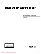 Marantz DV 4300 Owner's manual