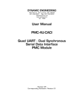 Dynamic Engineering PMC-4U-CACI User manual