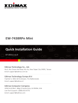 Edimax EW-7438RPn Mini Owner's manual