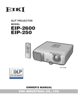 Eiki EIP-250 User manual