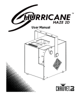 Chauvet Hurricane Haze 2D Haze Machine User manual