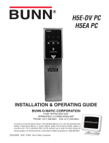 Bunn H5E-DV User manual