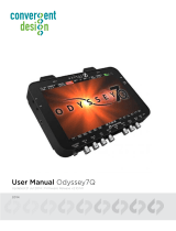 Convergent Design Odyssey7Q ProRes 422 User manual