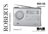 Roberts Radio Gemini 11 RD-11 User manual