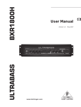Behringer BXR1800H User manual