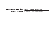 Marantz PMD620 User manual