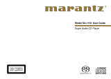 Marantz SA11S1 Owner's manual