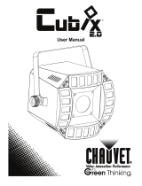 Chauvet Cub IX 2.0 User manual