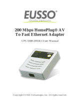 Eusso200Mbps Powerline HomePlug