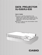 Casio XJ-S30 User manual