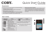 Coby IR850 - Wireless Internet Radio System User manual