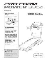 Pro-Form 831.24992.5 User manual