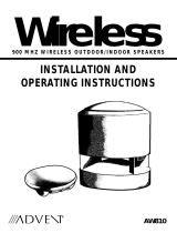 Advent AW720 User manual