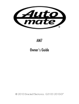 Automate AM7.5 Owner's manual
