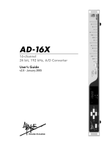 Apogee AD-16X User guide