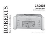 Roberts CR2002 Clock Radio User manual