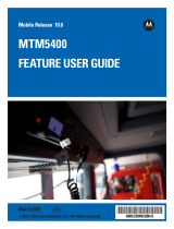 Motorola Malux MTM5400 Series User guide