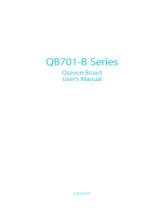 DFI QB701-B Series User manual