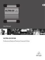 Behringer ULTRA-DIDI20 User manual