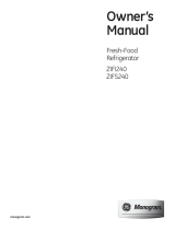 Monogram ZIFI240PII User manual