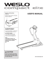 Weslo Compact Elite User manual
