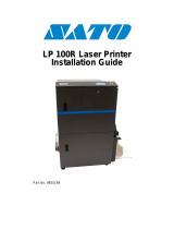 SATO LP 100R Laser Printer Installation guide