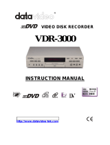 DataVideo VDR-3000 User manual