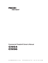 Precor C954 User manual